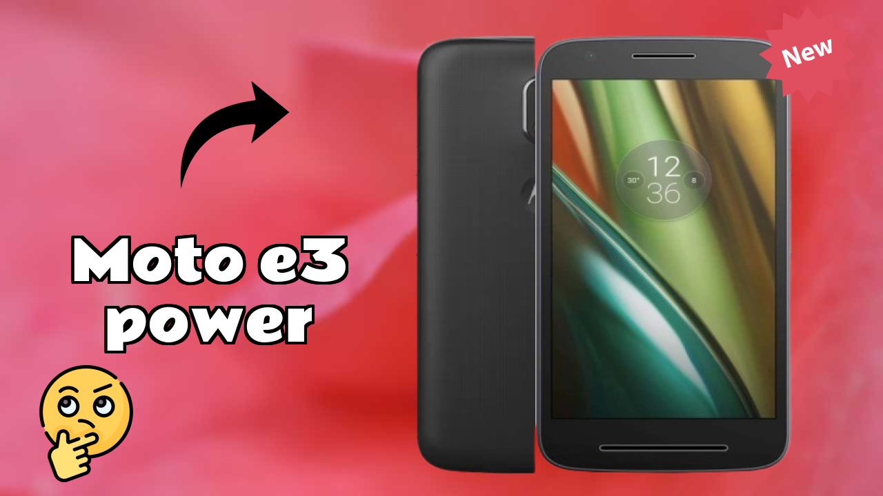 Moto E3 Power Display Technology: IPS LCD Quality