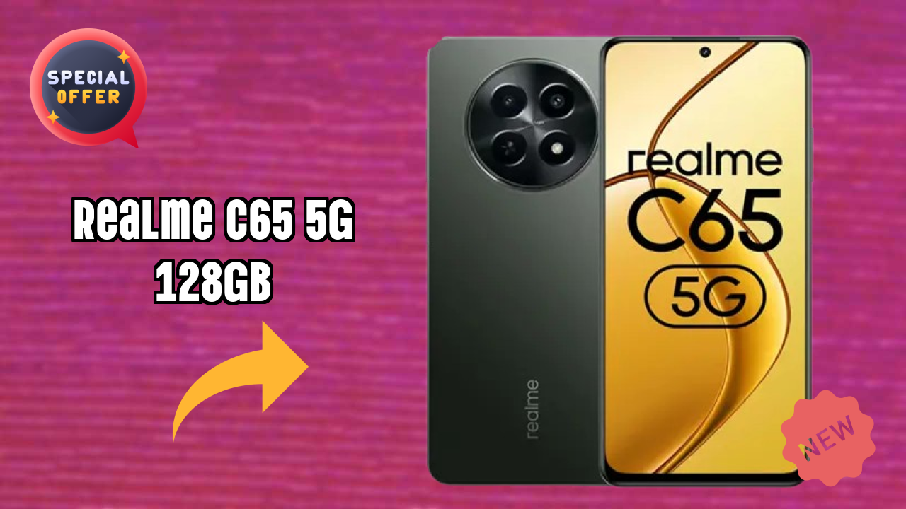Realme C65 5G 128GB Display Size: 6.67 Inches (16.94 Cm) Screen Test